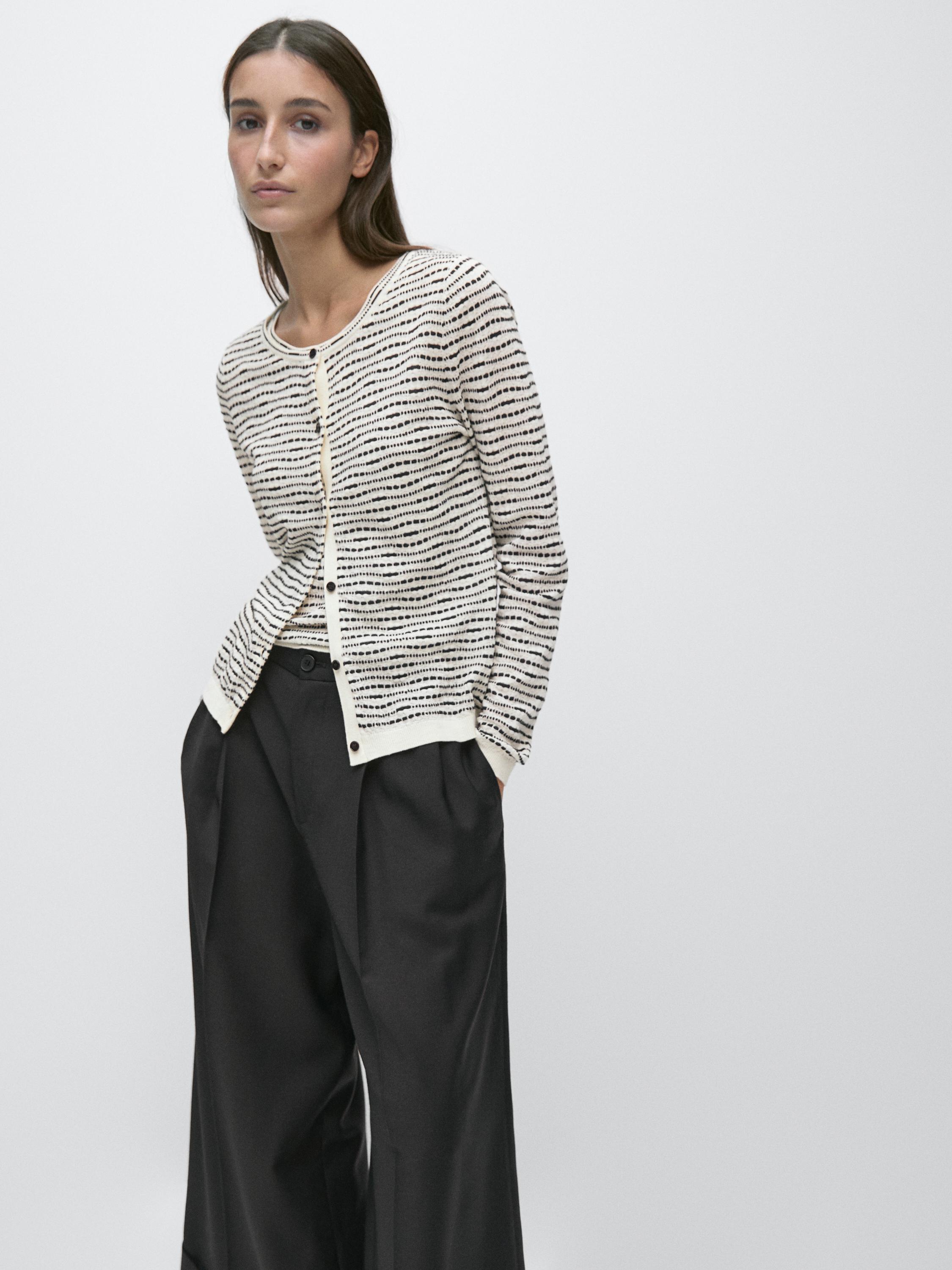 Cardigan 100 % coton